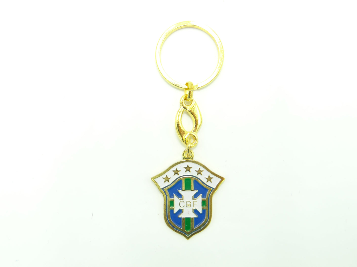 Brazil Logo Keychain