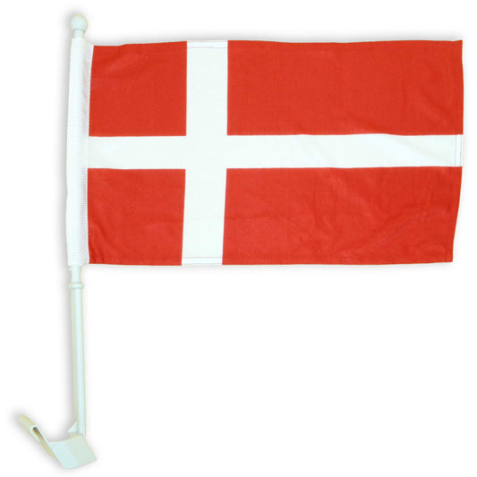 Denmark Car Flag