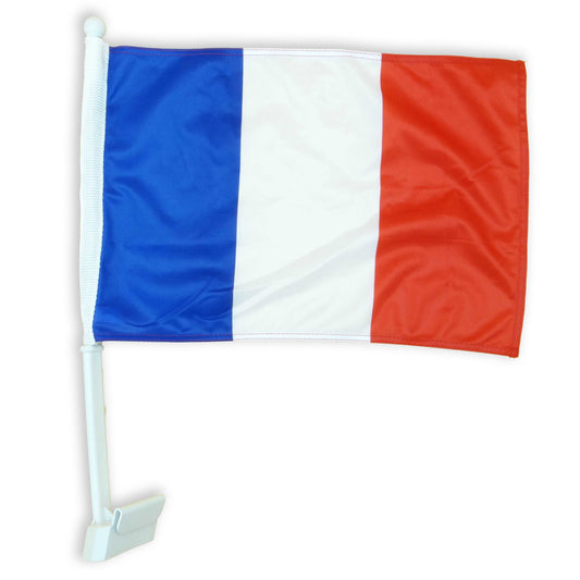 France Car Flag