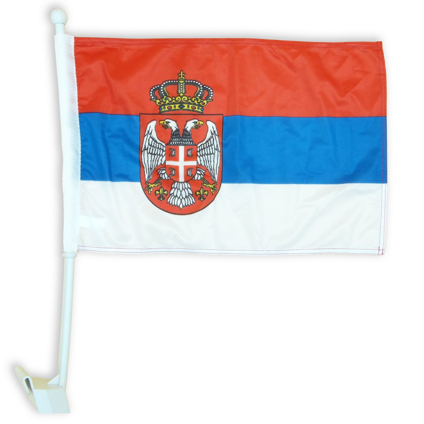 Serbia Car Flag