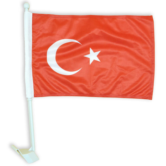 Turkey Car Flag