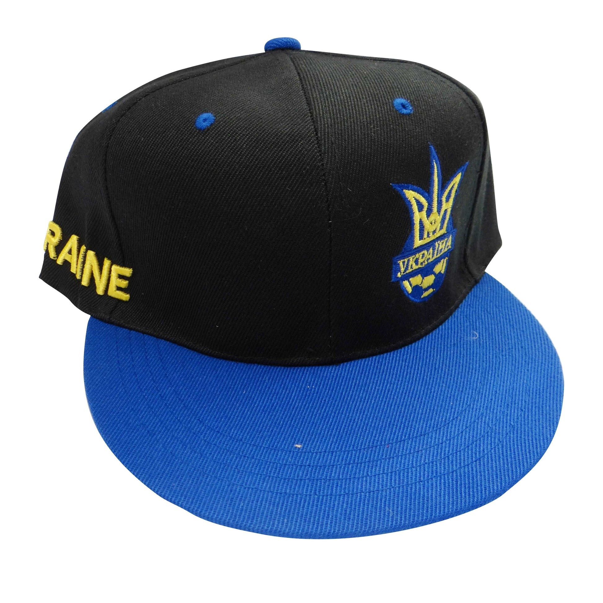 Ukraine Black & Blue Snapback Hat