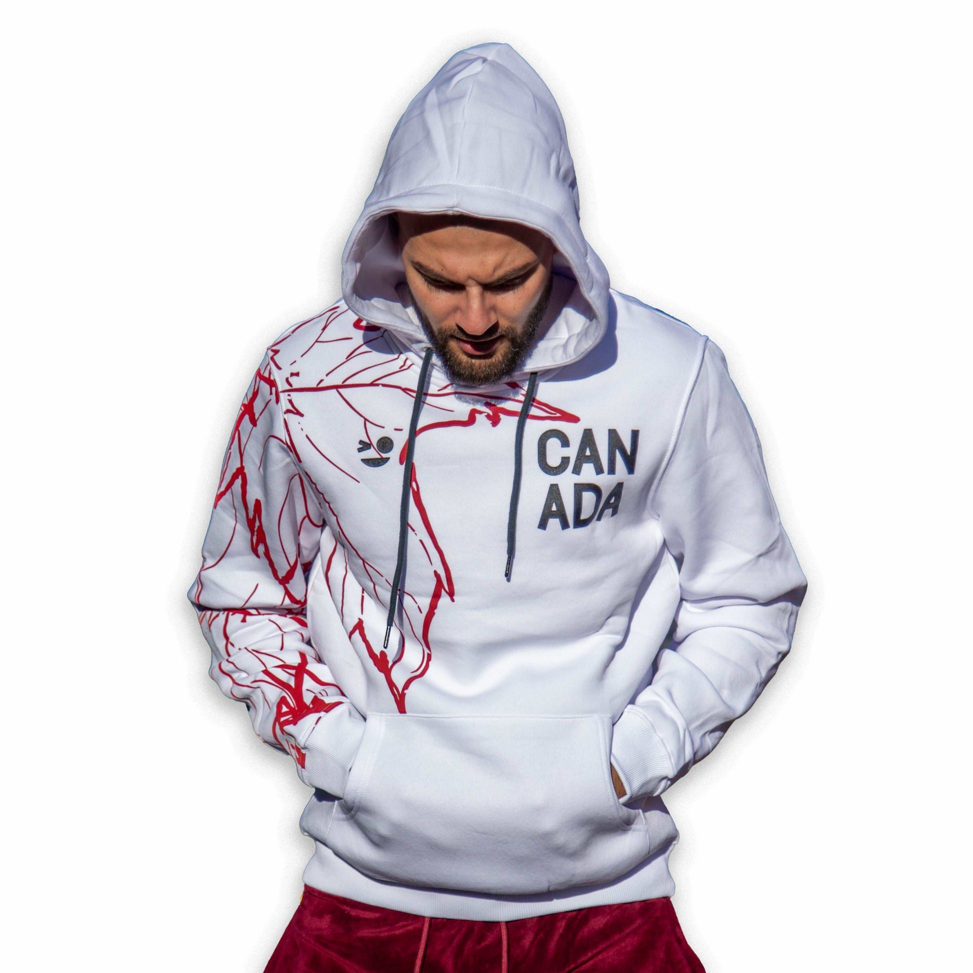 Canada Hoodie - White/Black