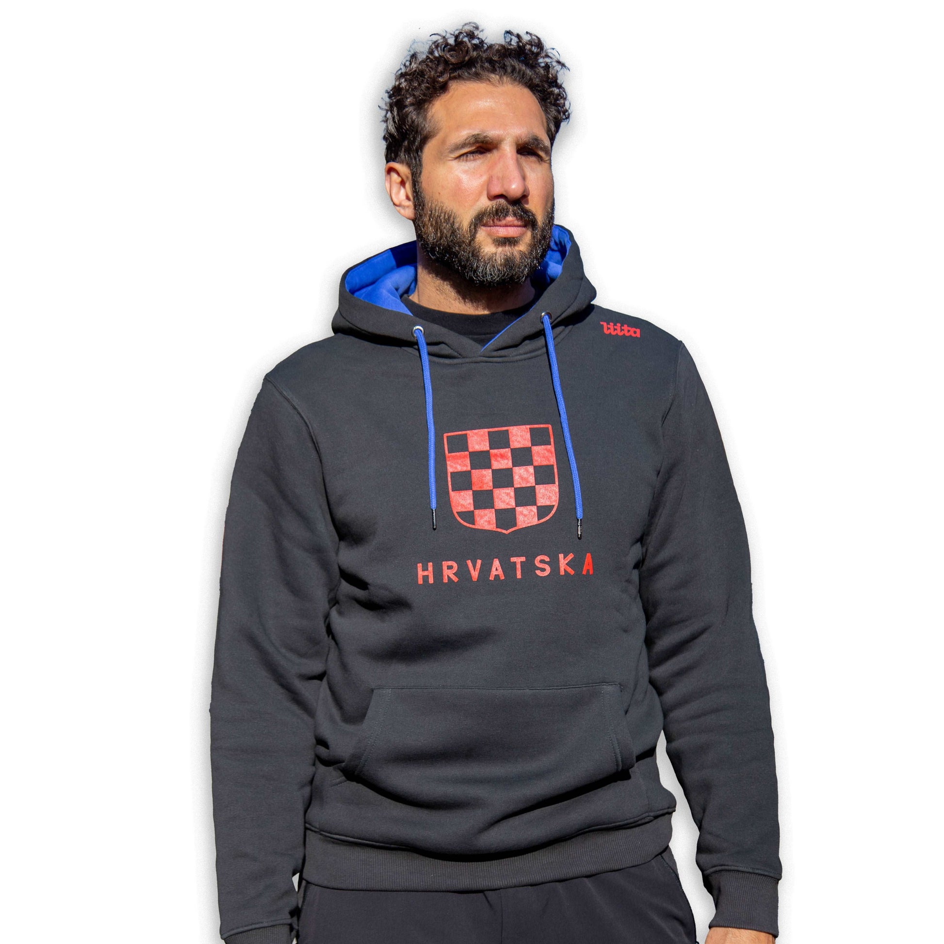 Croatia Hoodie - Red/Black