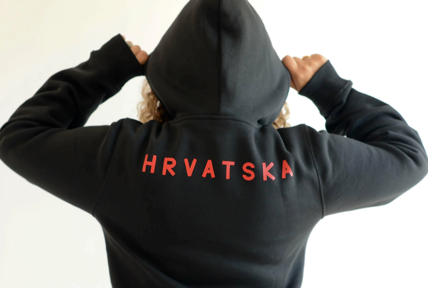 Croatia Hoodie - Red/Black