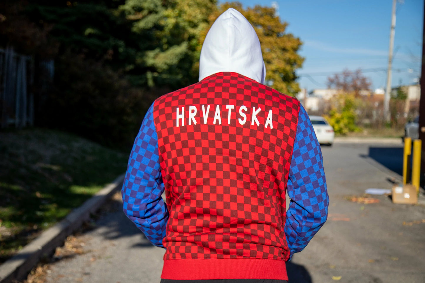 Croatia Hoodie - Red/Black