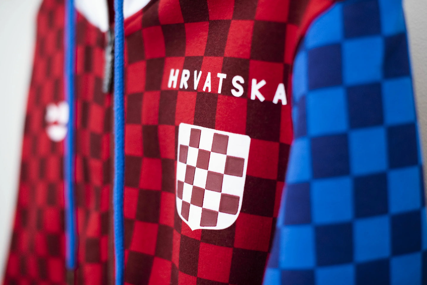 Croatia Hoodie - Red/Black