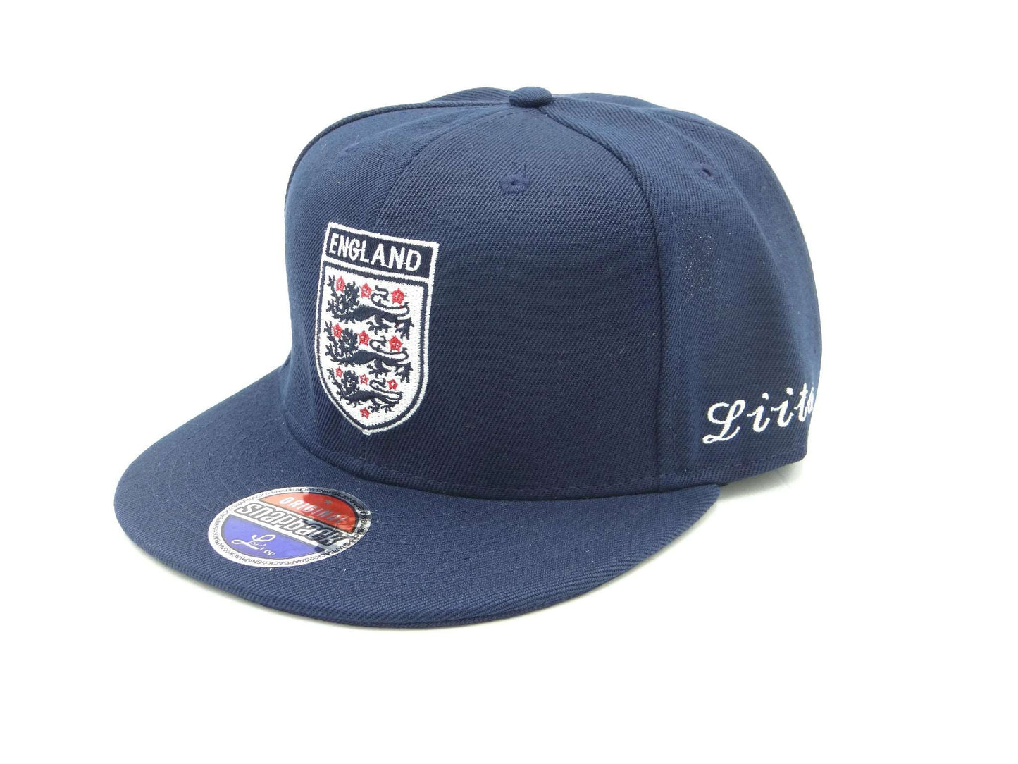 Liita England Navy Blue Snapback Hat