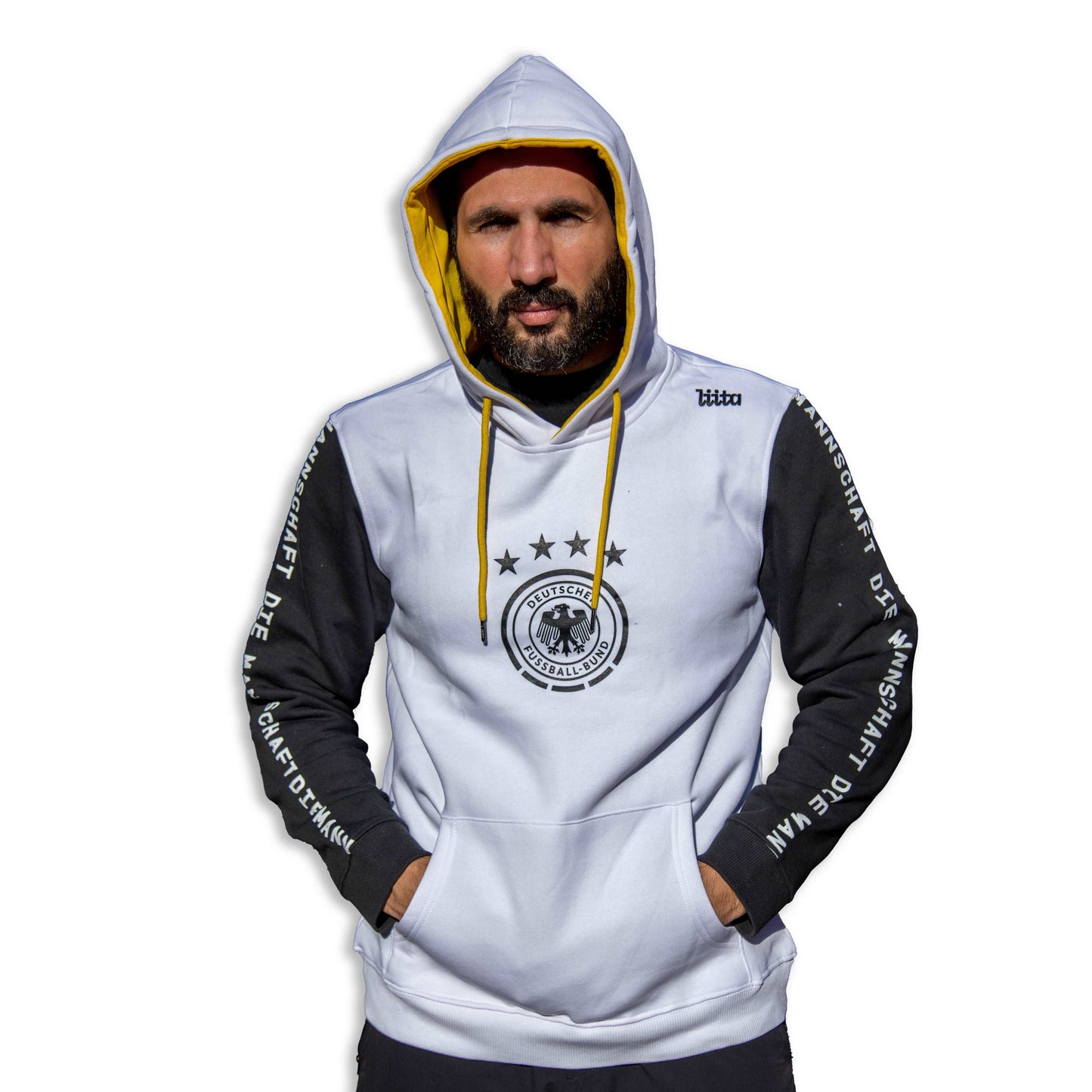 Germany Hoodie - White/Black