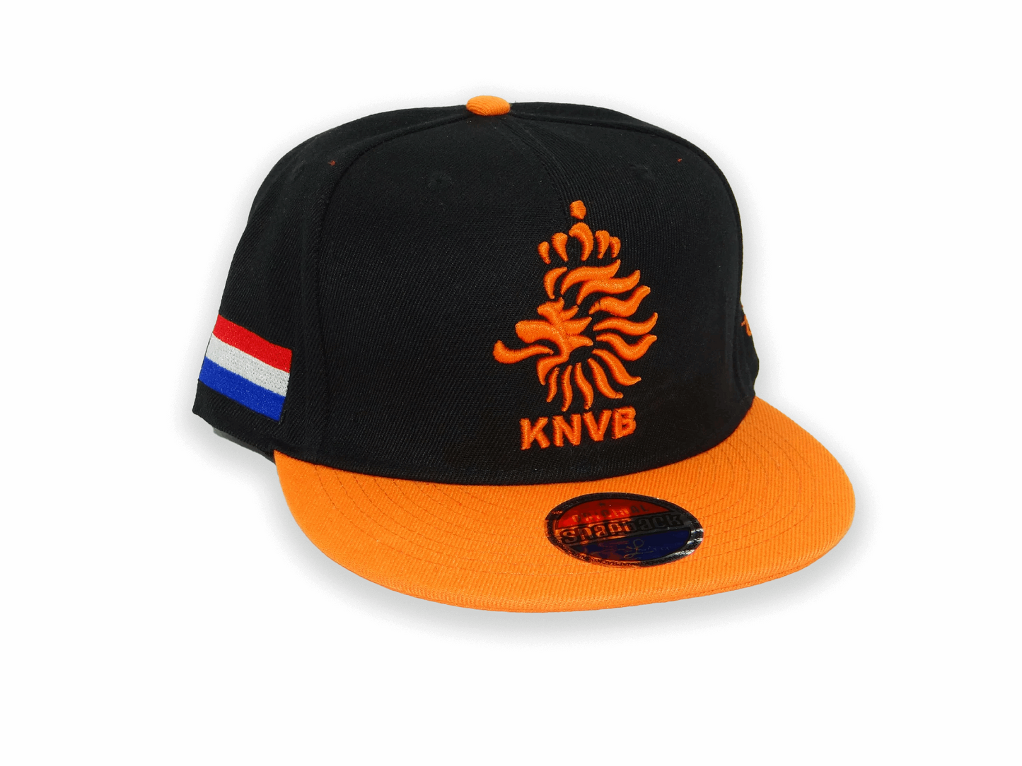 Liita Netherlands Orange/Black Snapback Hat