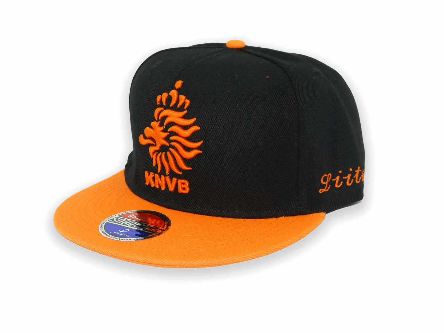 Liita Netherlands Orange/Black Snapback Hat