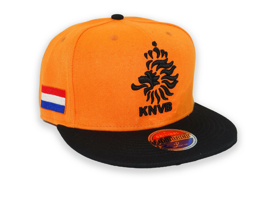 Liita Netherlands Orange/Black Snapback Hat