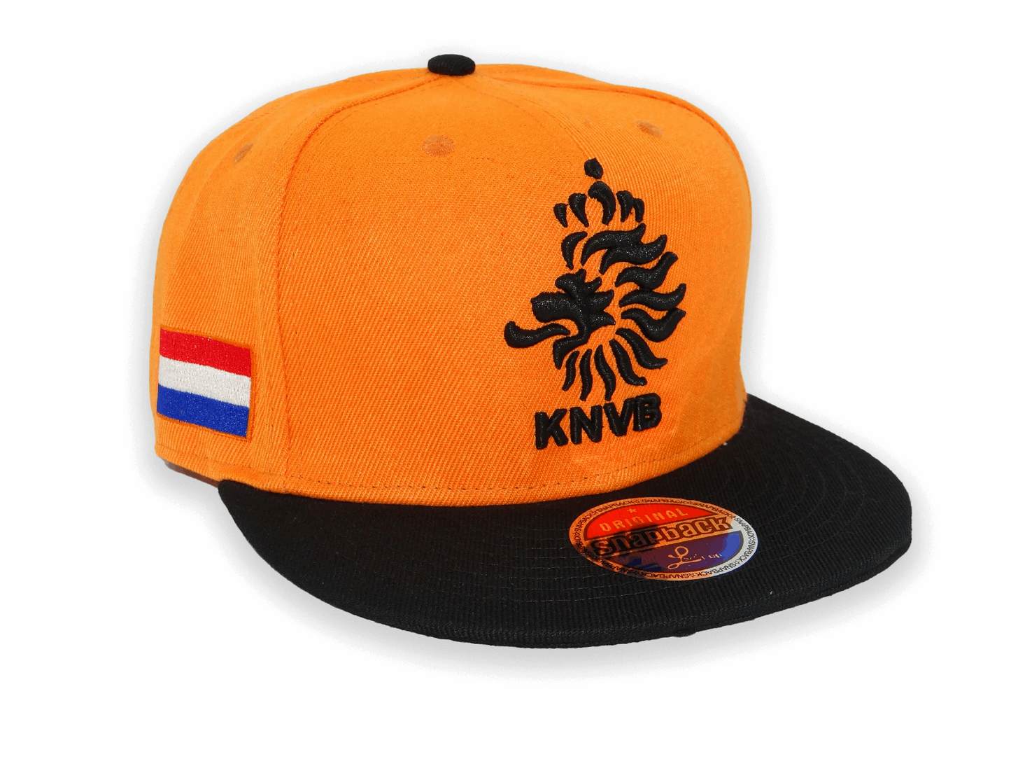 Liita Netherlands Orange/Black Snapback Hat