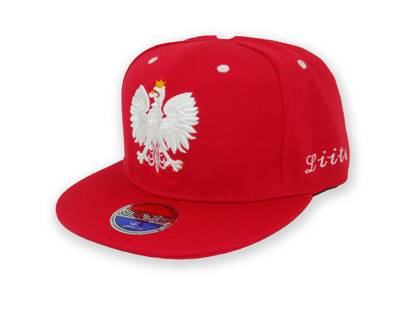 Liita Poland Red Snapback Hat